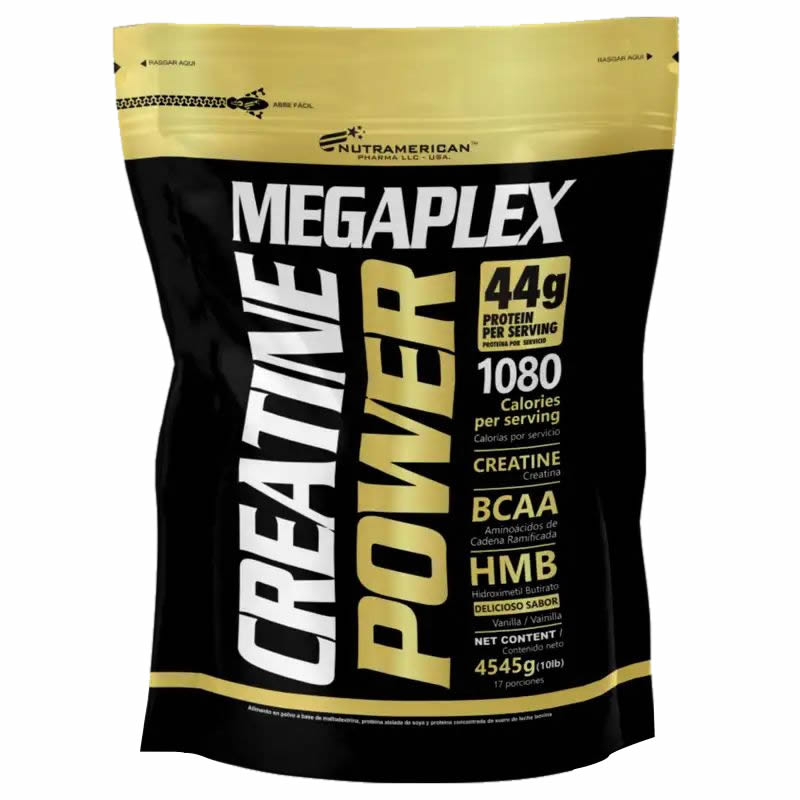 Megaplex Creatine Power 10 lb UPN: Fórmula avanzada para potenciar tu entrenamiento