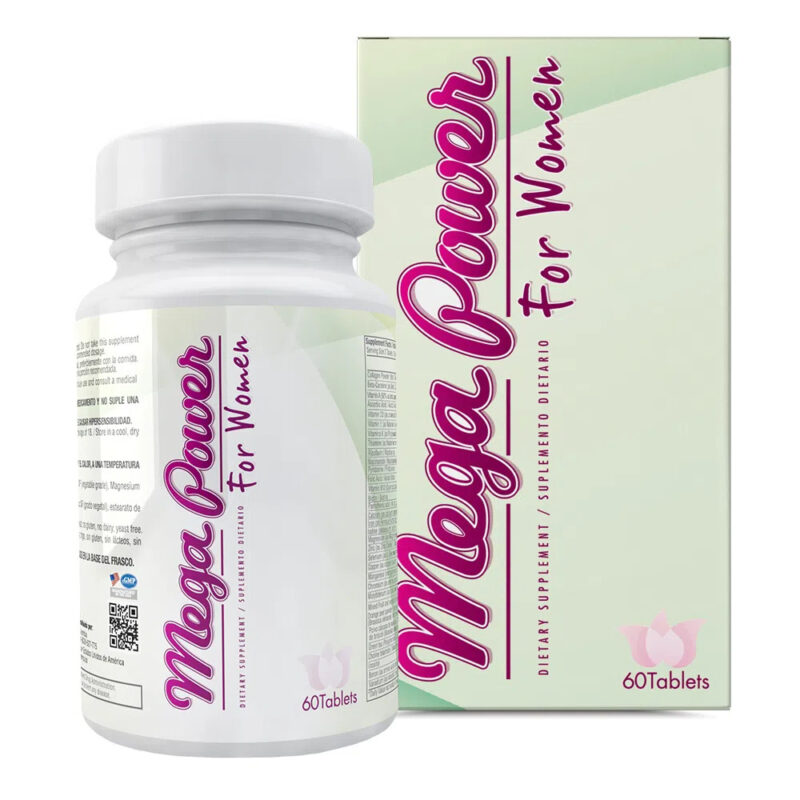 Mega Power for Women 60 tabs Healthy America: Suplemento multivitamínico para mujeres